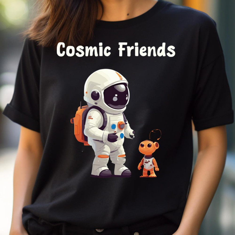 Astronaut And Cute Alien - Surviving Lost In Space PNG, Lost In Space PNG.jpg