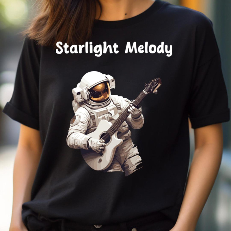 Astronaut Playing Guitar - Alone Lost In Space PNG, Lost In Space PNG.jpg