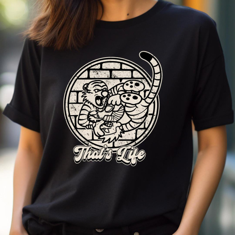 Drawing Retro Vintage 80S - Calvin And Hobbes Cartoons PNG, Calvin and hobbes PNG.jpg