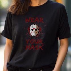 wear your mask jason - jason voorhees violence png, horror png
