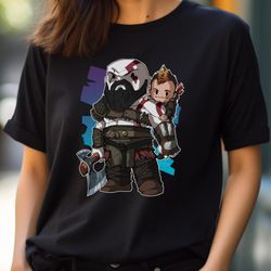 kratos and atreus - god of war shadows png, god of war png