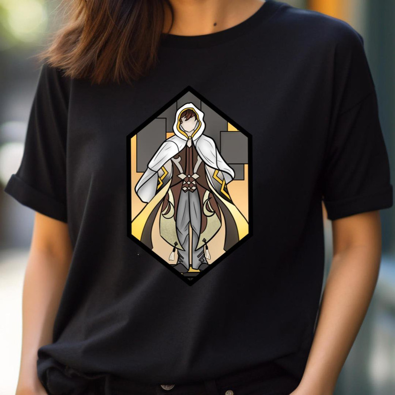 Zhongli Stain Glass - Genshin Impact Kingdoms PNG, Genshin Impact Kids PNG.jpg