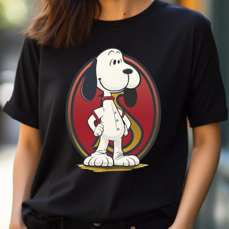 Illustration Battle Snoopy Braves PNG, Snoopy Vs Atlanta Braves logo PNG, Snoopy Digital Png Files.jpg