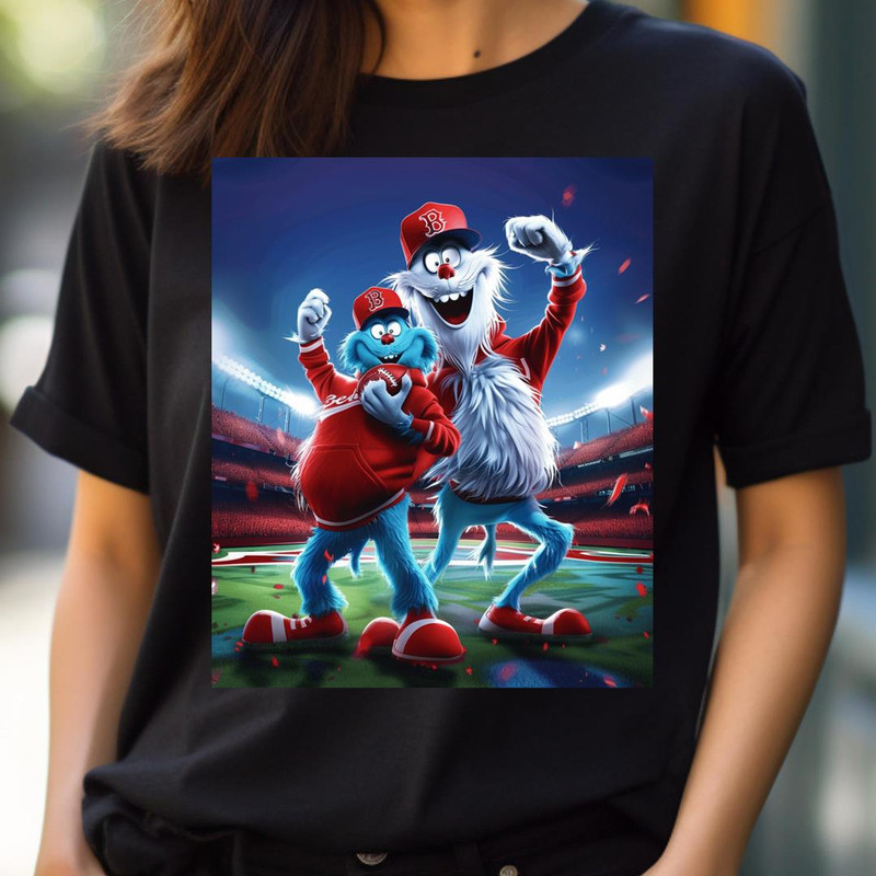 Seuss'S Characters Vs Red Sox Emblem PNG, Dr Seuss Vs Boston Red Sox logo PNG, Dr Seuss Digital Png Files.jpg