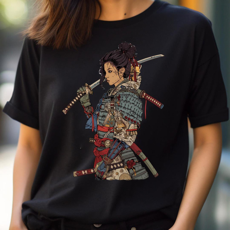 Afro Samurai Girl - Afro Samurai Silence PNG, Afro Samurai PNG.jpg