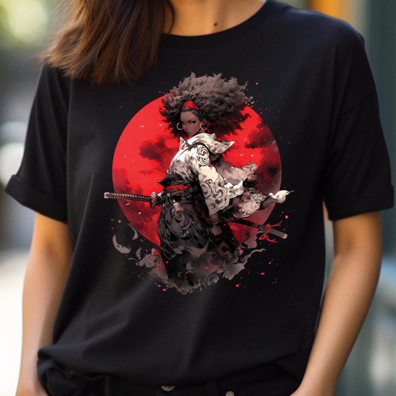 Afro Samurai Girl - Afro Samurai Echoes PNG, Afro Samurai PNG.jpg