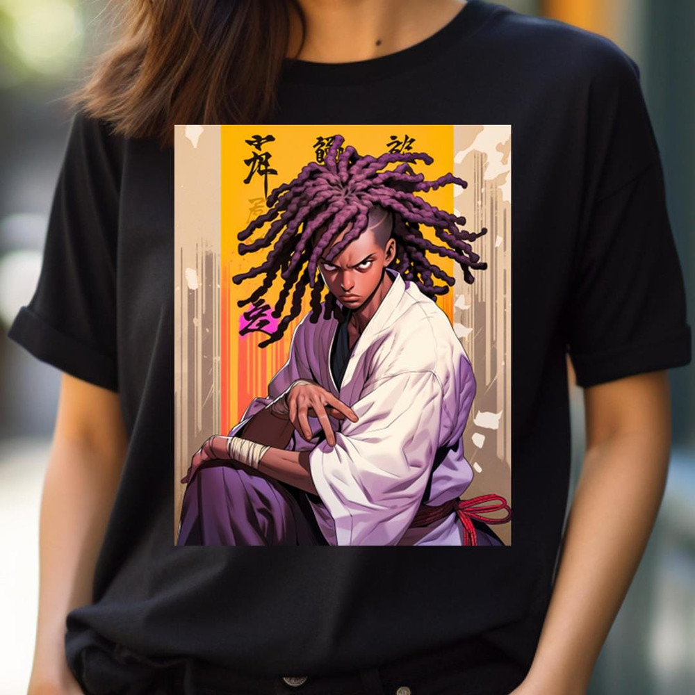 Japan Style - Afro Samurai Training PNG, Afro Samurai PNG.jpg