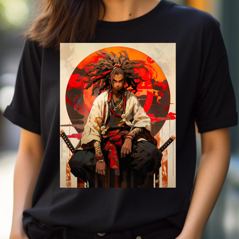 Japan Style - Afro Samurai Courage PNG, Afro Samurai PNG.jpg