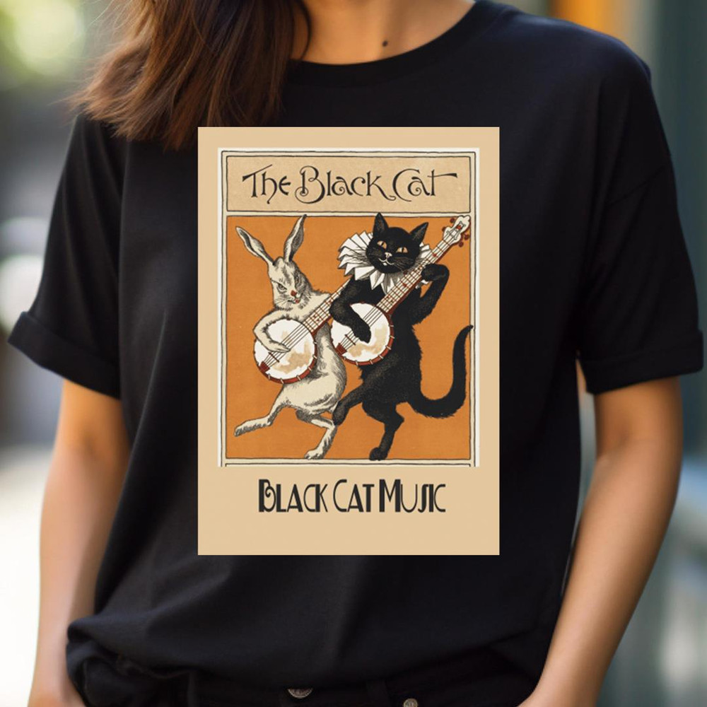 Black Cat Music - Mysterious Black Cat PNG, Black Cat PNG.jpg