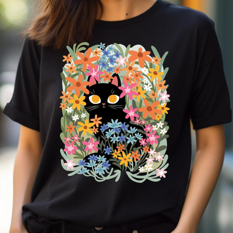 Black Cat Rainbow - Black Cat Love PNG, Black Cat PNG.jpg