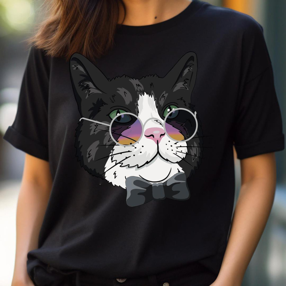 Nina - Bowtie - Healthy Black Cat PNG, Black Cat PNG.jpg