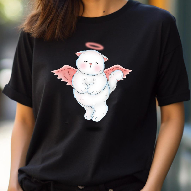 Cute Angelic Cat - Halloween Friends Mummy PNG, Halloween Friends PNG.jpg