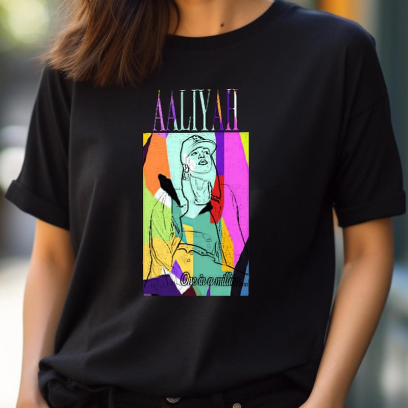 Aaliyah - Wpap Vintage - Aaliyah In Music PNG, Aaliyah PNG.jpg