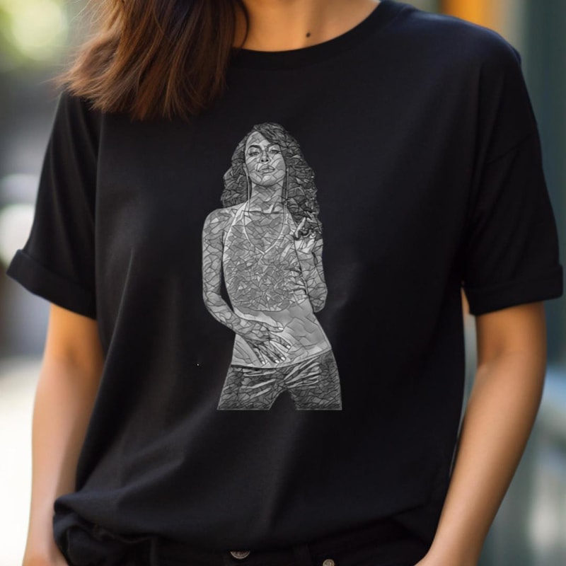 Aaliyah Style Classic Mosaic - Aaliyah'S Impactful Records PNG, Aaliyah PNG.jpg