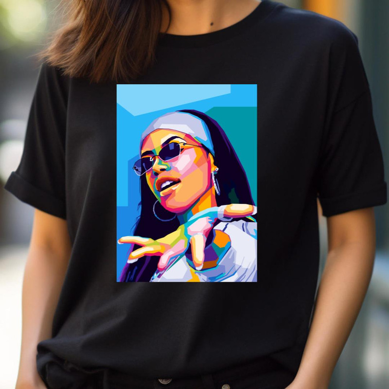 Erykah Wpap Art - Aaliyah'S Songs Remembered PNG, Aaliyah PNG.jpg