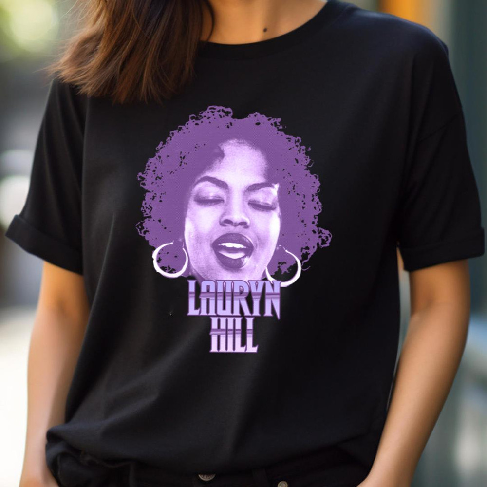 Retro Lauryn Hill Purple - Aaliyah'S Vocal Wonders PNG, Aaliyah PNG.jpg
