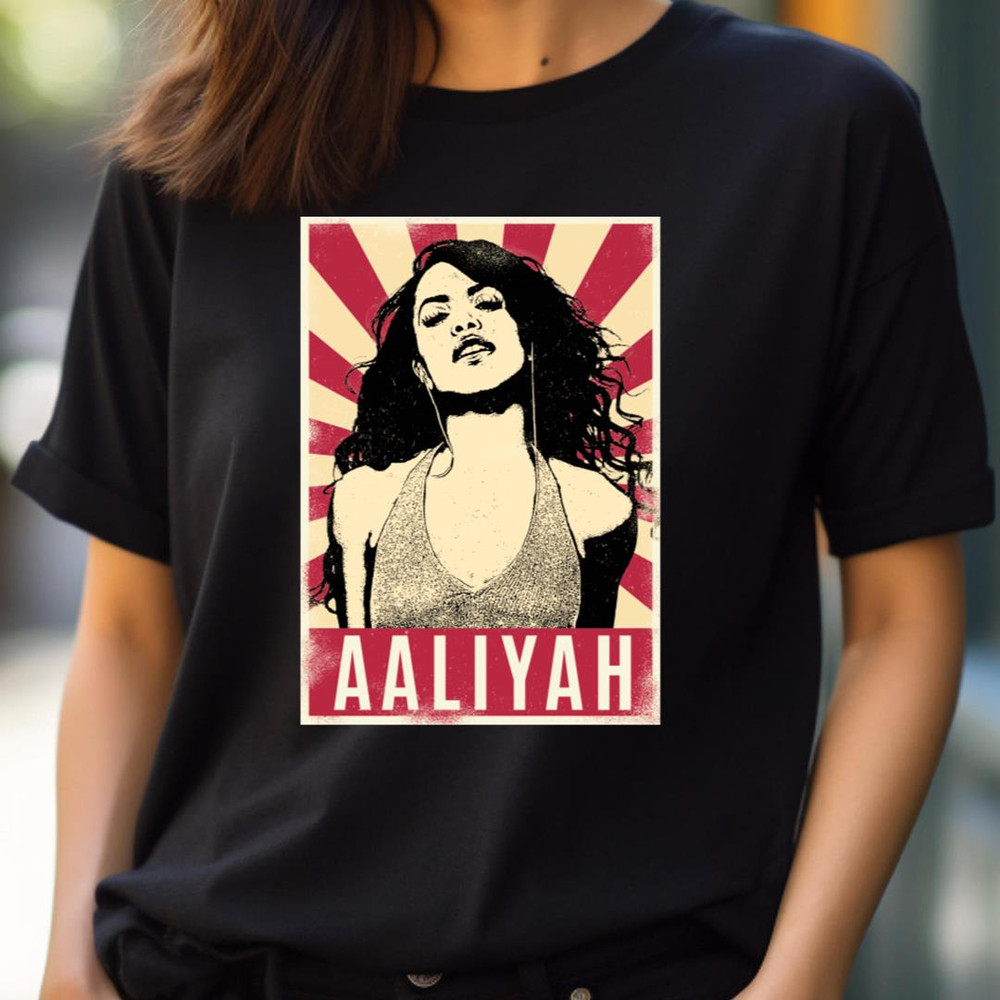 Retro Vintage Aaliyah - Aaliyah'S Heartfelt Beats PNG, Aaliyah PNG.jpg