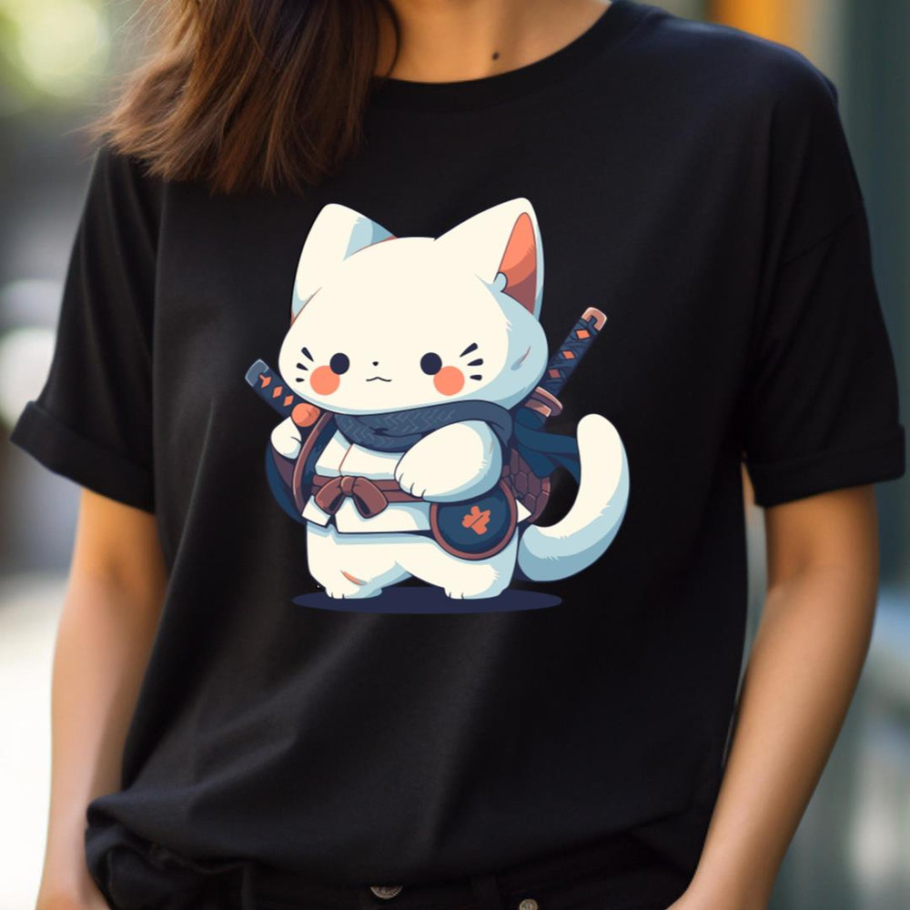 Samurai Cat - Anime Samurai Spirits PNG, Anime Samurai PNG.jpg