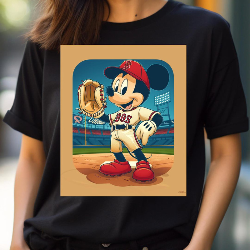 Head-To-Head Mickey Vs Sox Logo PNG, Micky Mouse Vs Boston Red Sox logo PNG, Micky Mouse Digital Png Files.jpg