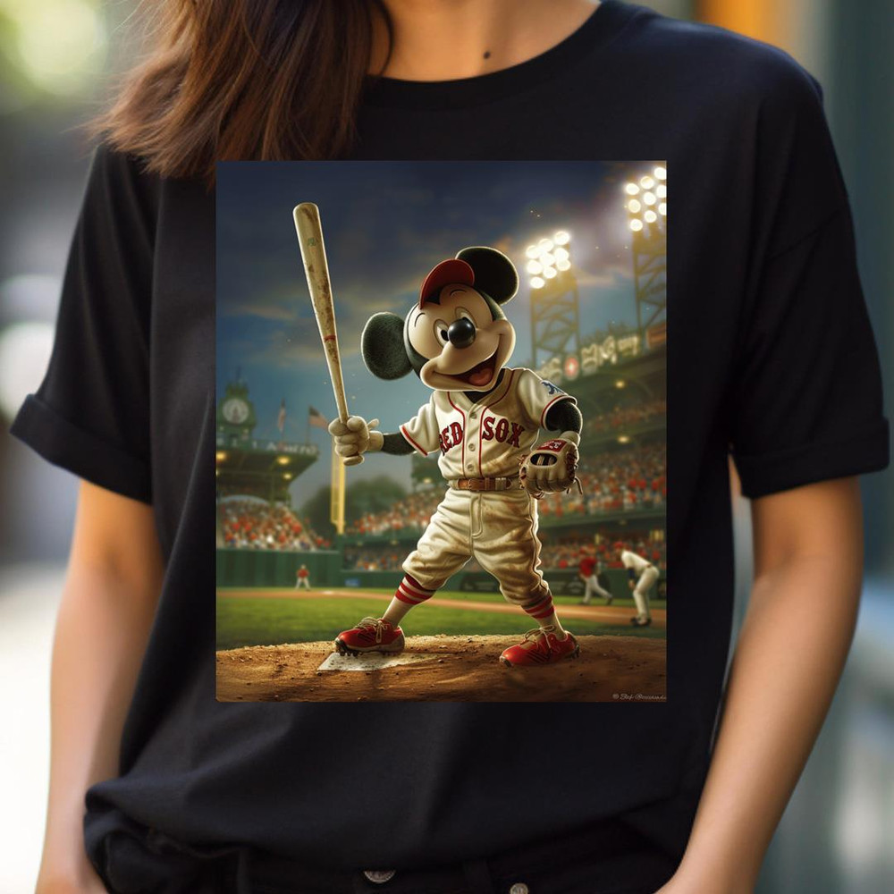 Cartoon Favorite Vs Sox Club Logo PNG, Micky Mouse Vs Boston Red Sox logo PNG, Micky Mouse Digital Png Files.jpg
