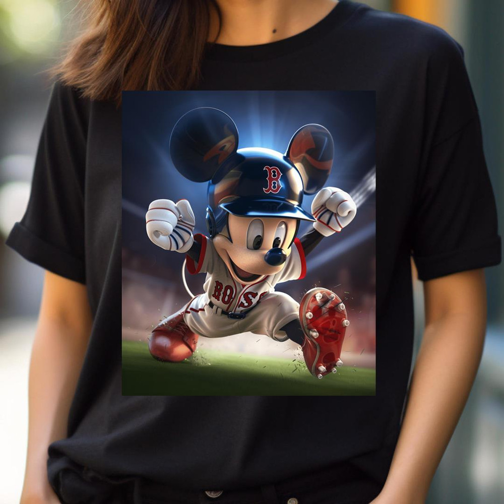 Creative Collision Mickey And Sox Logo PNG, Micky Mouse Vs Boston Red Sox logo PNG, Micky Mouse Digital Png Files.jpg