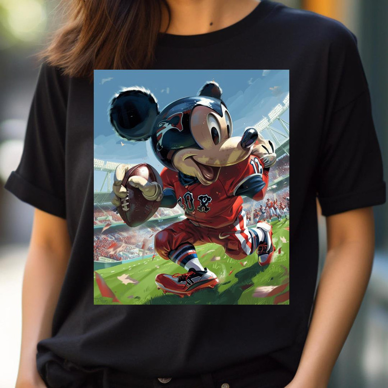 Winning Streak Mickey Connects With Boston PNG, Micky Mouse Vs Boston Red Sox logo PNG, Micky Mouse Digital Png Files.jpg