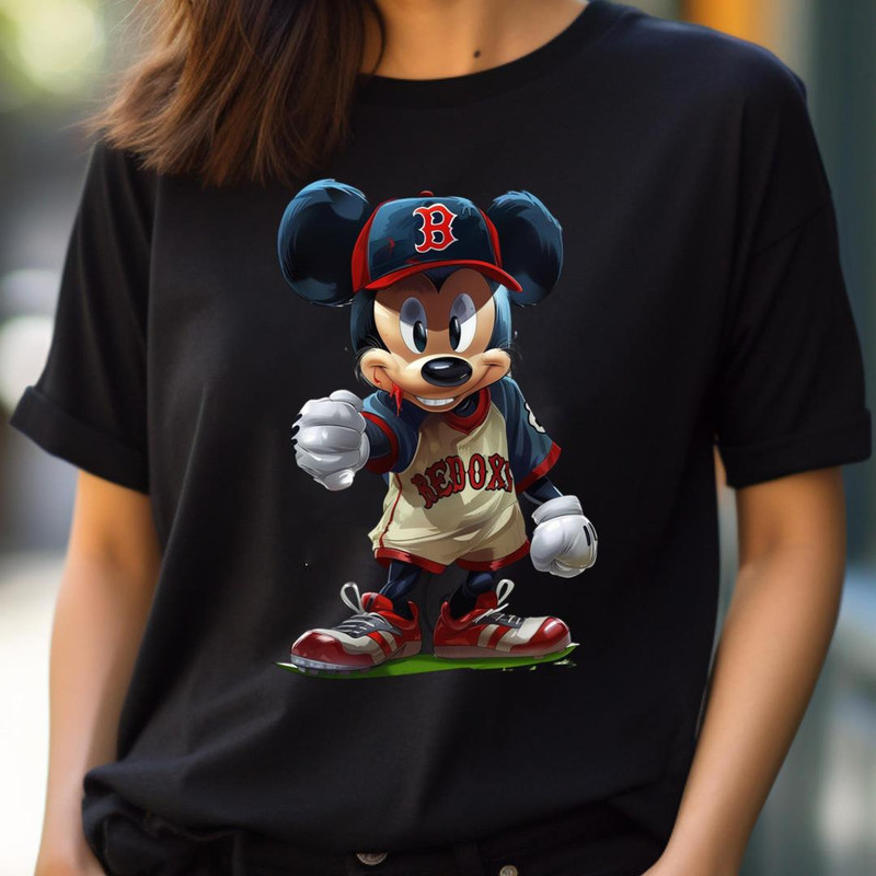 Fenway Fantasy Mickey'S Logo Adventure PNG, Micky Mouse Vs Boston Red Sox logo PNG, Micky Mouse Digital Png Files.jpg