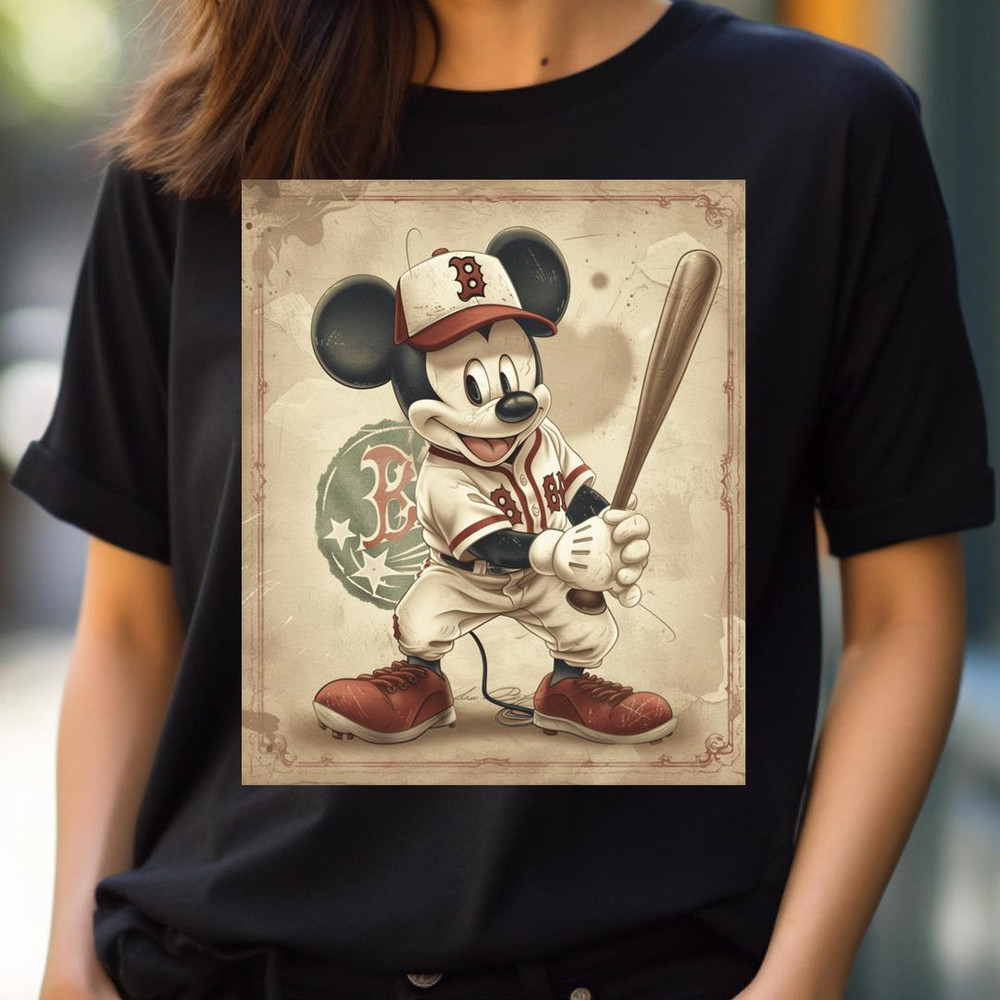 Cartoon Craze Vs Sox Swift Pitch PNG, Micky Mouse Vs Boston Red Sox logo PNG, Micky Mouse Digital Png Files.jpg