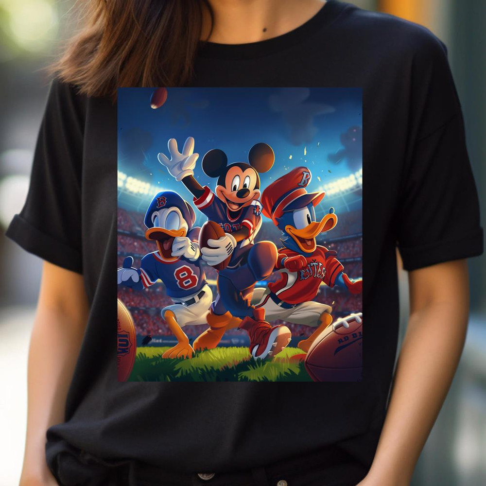 Sox Homeplate Vs Mickey'S Playground PNG, Micky Mouse Vs Boston Red Sox logo PNG, Micky Mouse Digital Png Files.jpg