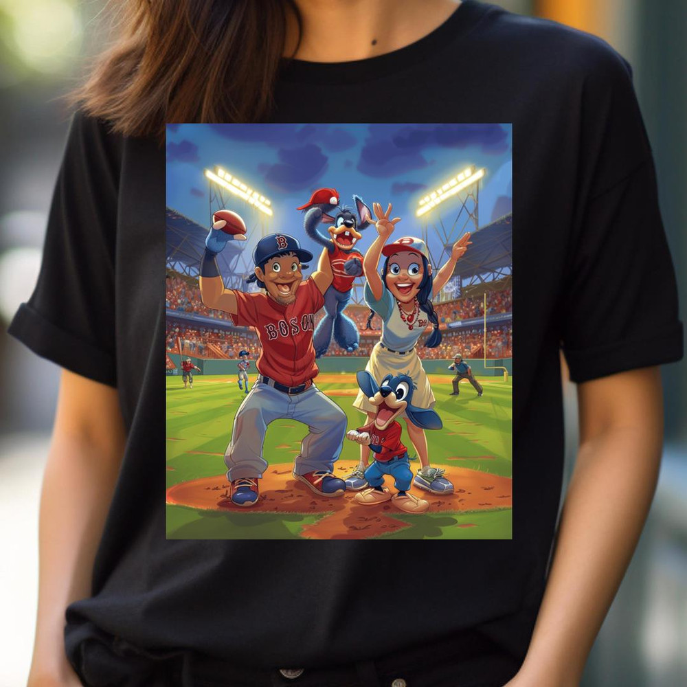 Extraterrestrial Fun Stitch Sox Fusion PNG, Stitch Vs Boston Red Sox logo PNG, Stitch Digital Png Files.jpg