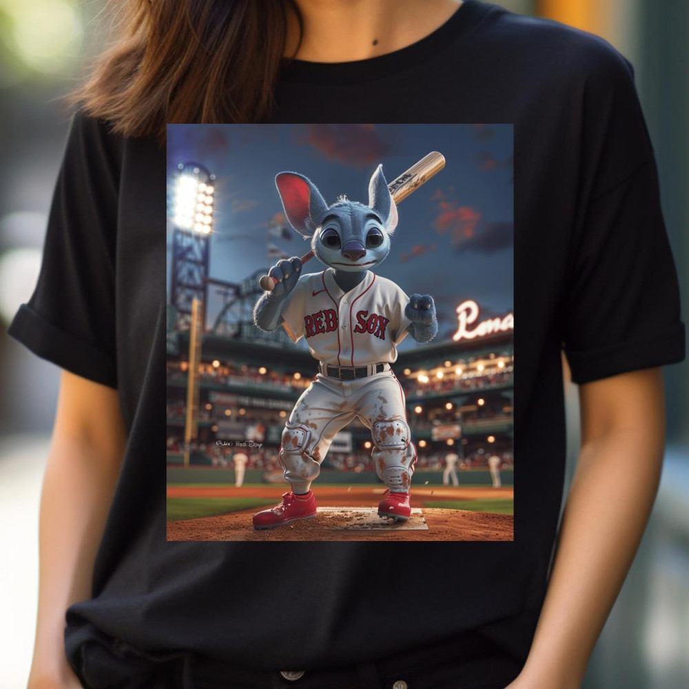 Sox Space Odyssey With Stitch PNG, Stitch Vs Boston Red Sox logo PNG, Stitch Digital Png Files.jpg