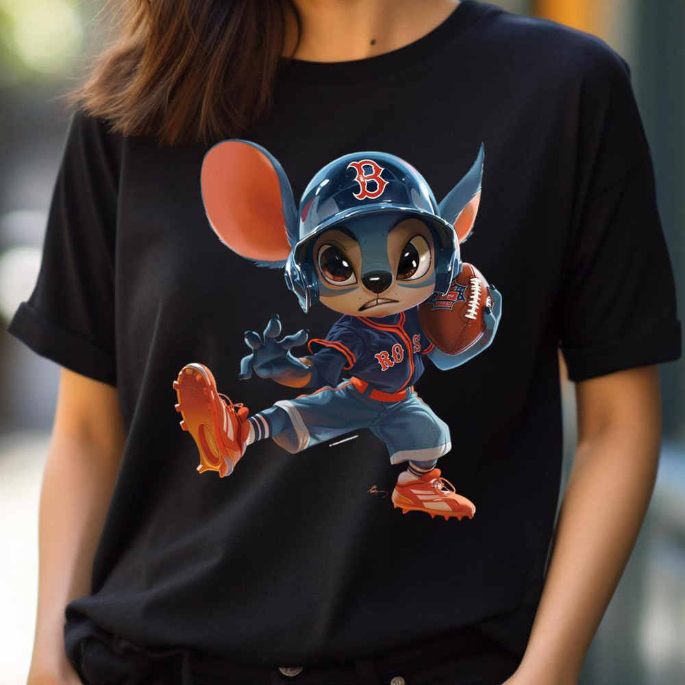 Buzzy Batter Stitch Hits Sox PNG, Stitch Vs Boston Red Sox logo PNG, Stitch Digital Png Files.jpg