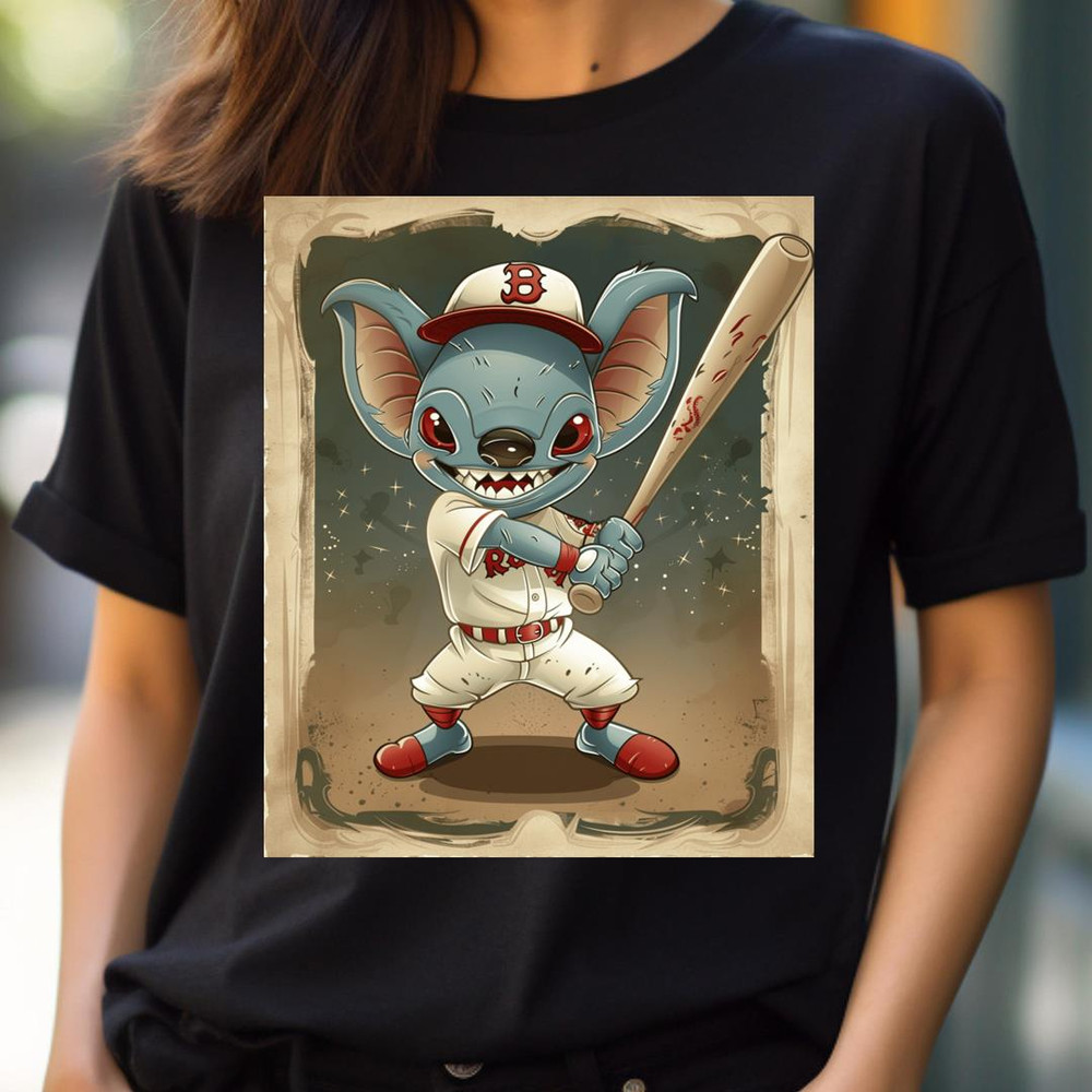 Across The Seas Stitch'S Sox Trail PNG, Stitch Vs Boston Red Sox logo PNG, Stitch Digital Png Files.jpg