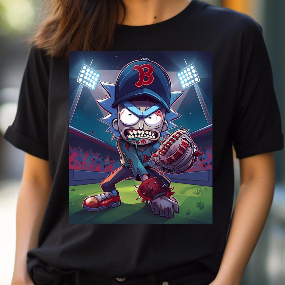 Extraterr'Earned' Runs Morty, Rick Claim Boston Victory PNG, Rick And Morty Vs Boston Red Sox logo PNG, Rick And Morty Digital Png Files.jpg