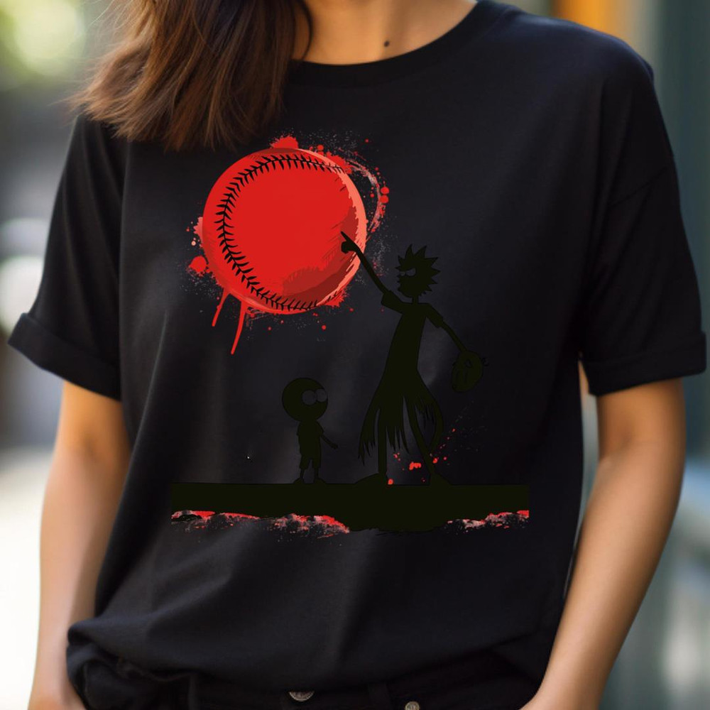 Animation Onslaught Amidst Celebrated Sox Legends PNG, Rick And Morty Vs Boston Red Sox logo PNG, Rick And Morty Digital Png Files.jpg