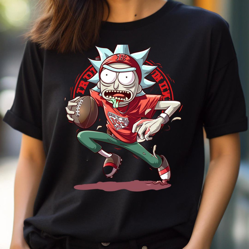 Timeless Characters Intersect Accomplished Stitch Efforts PNG, Rick And Morty Vs Boston Red Sox logo PNG, Rick And Morty Digital Png Files.jpg
