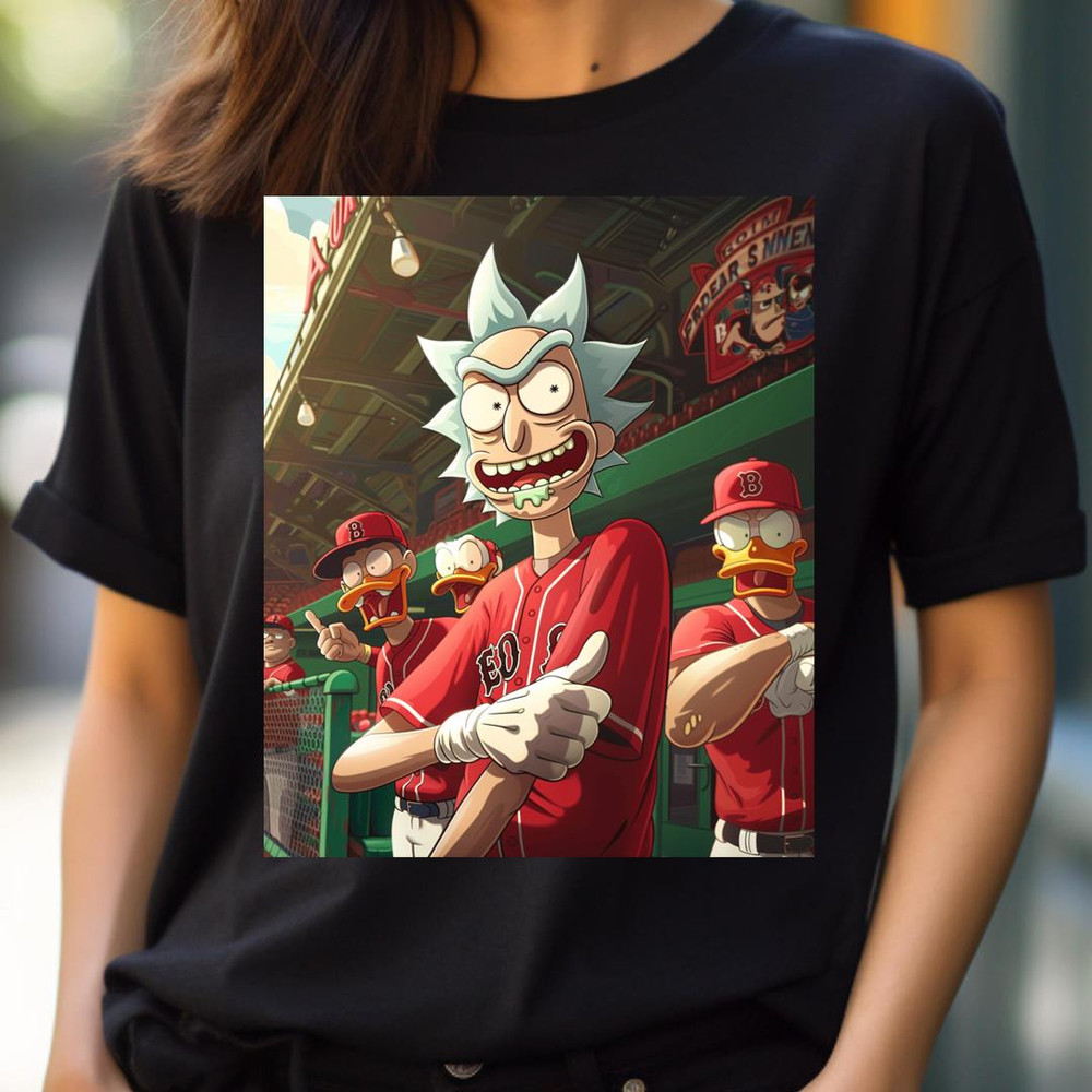 Sci-Fi Vs Sports Rick And Morty Vs Boston Red Sox Logo PNG, Rick And Morty Vs Boston Red Sox logo PNG, Rick And Morty Digital Png Files.jpg