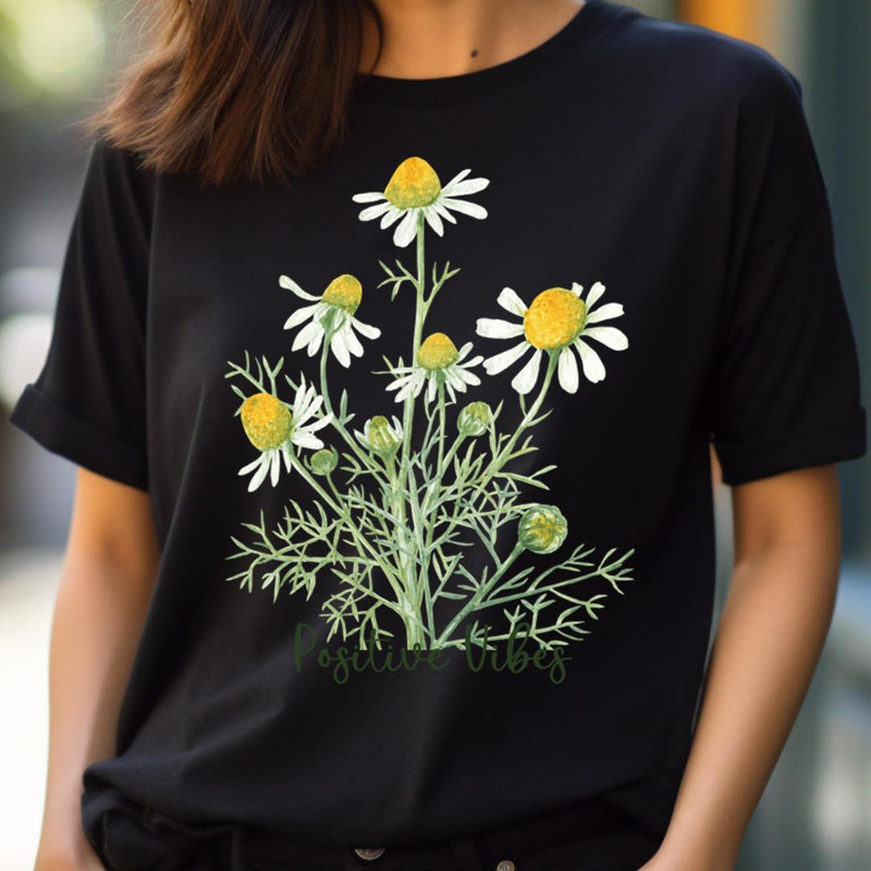 Positive Vibes Daisies - Cottagecore Aesthetic Renewal PNG, Cottagecore Aesthetic PNG.jpg