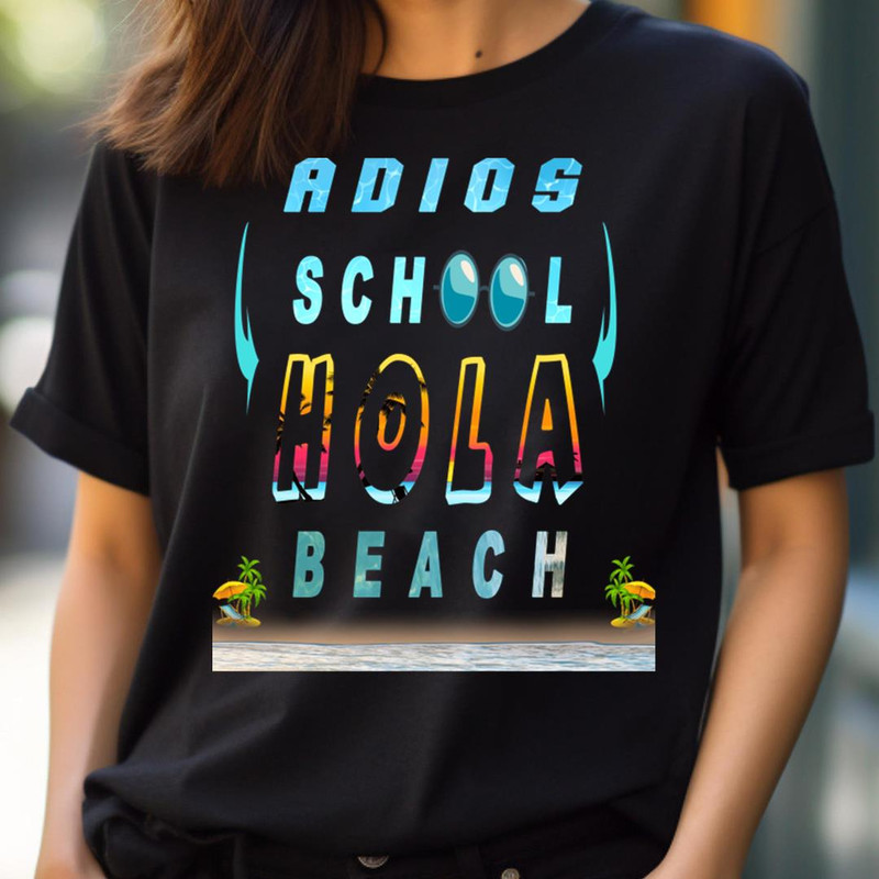 Adios School Hola Beach - Hello Summer Fun PNG, Hello Summer PNG.jpg