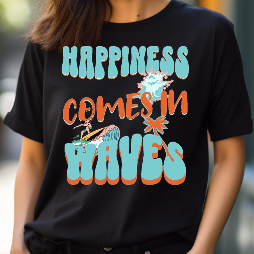 Happiness Comes In Waves - Hello Summer Beaches PNG, Hello Summer PNG.jpg