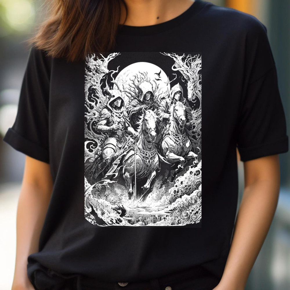 Four Horsemen Of The Apocalypse - Four Horsemen Portraits PNG, Four Horsemen PNG.jpg