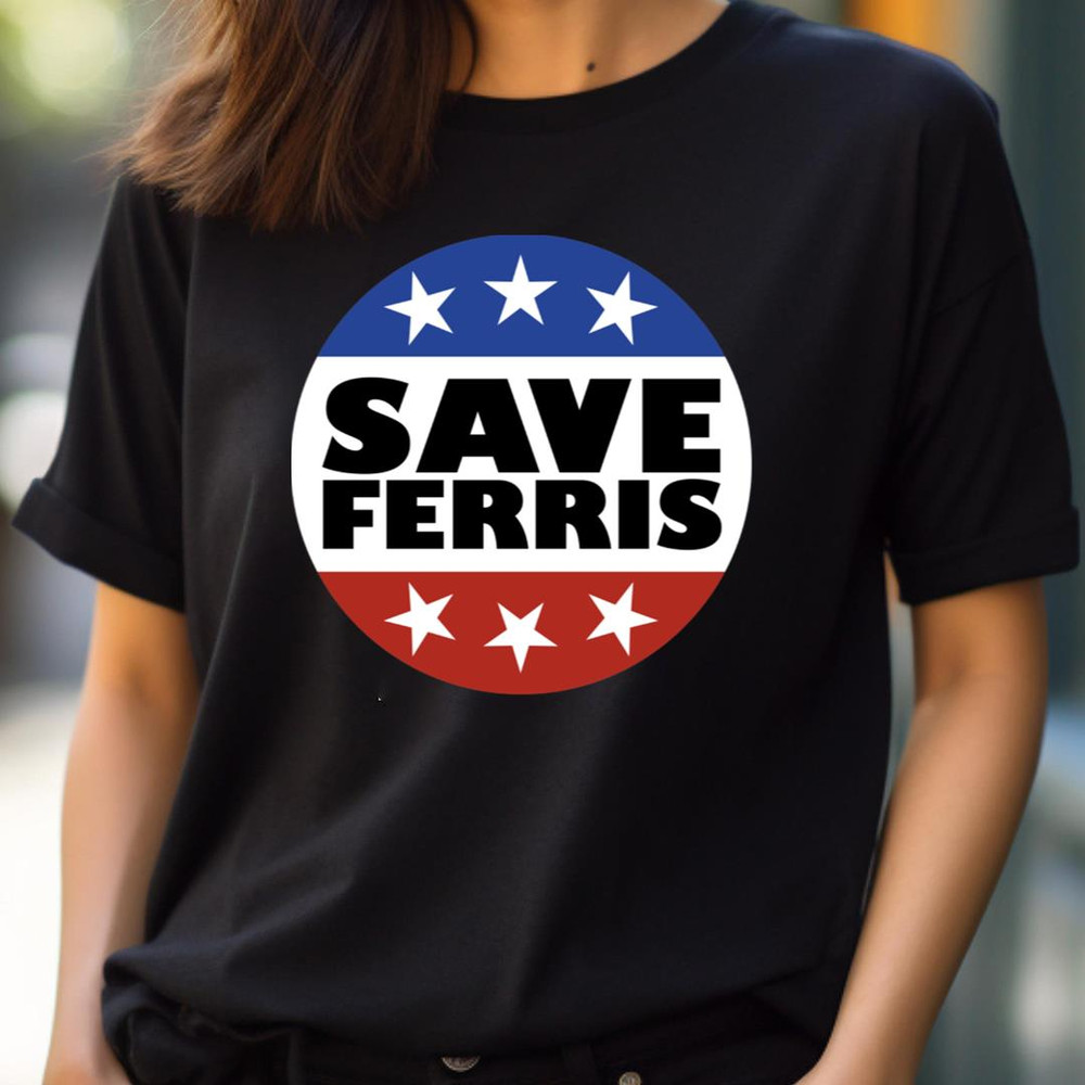 Save Ferris Badge - Ferris Bueller'S Day Off Charade PNG, ferris bueller PNG.jpg