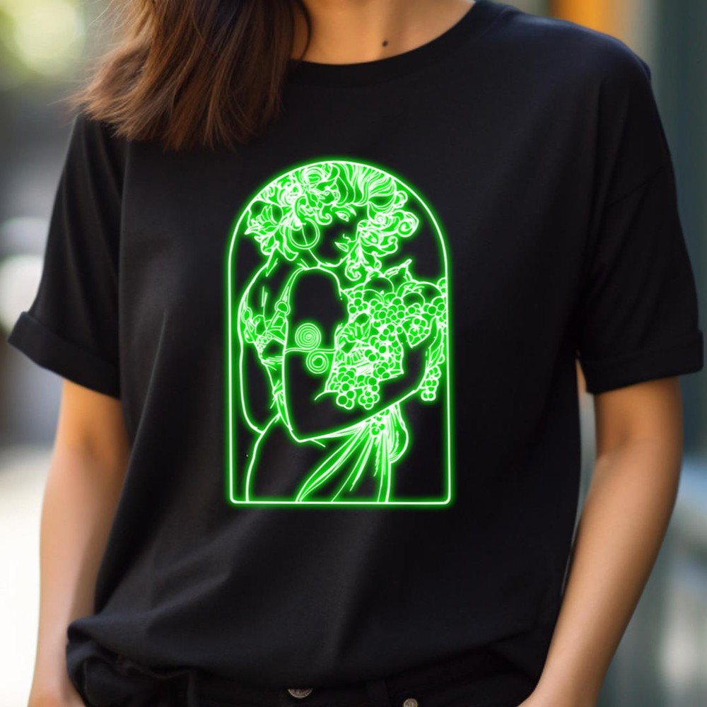Alphonse Mucha Green Neon - Alphonse Mucha Influence PNG, alphonse mucha PNG.jpg