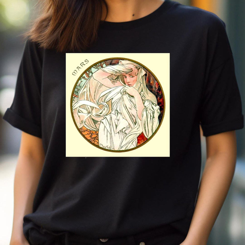 Art Nouveau March Calendar - Alphonse Mucha Collection PNG, alphonse mucha PNG.jpg