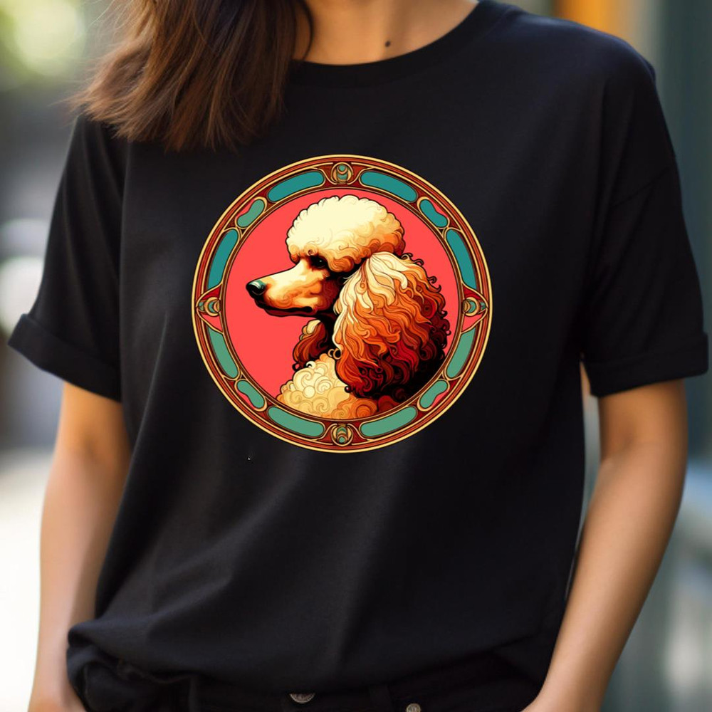 Art Nouveau Standard Poodle - Alphonse Mucha Works PNG, alphonse mucha PNG.jpg