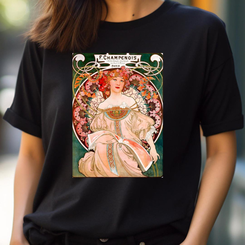 Art Nouveau Vintage Poster - Alphonse Mucha Pieces PNG, alphonse mucha PNG.jpg