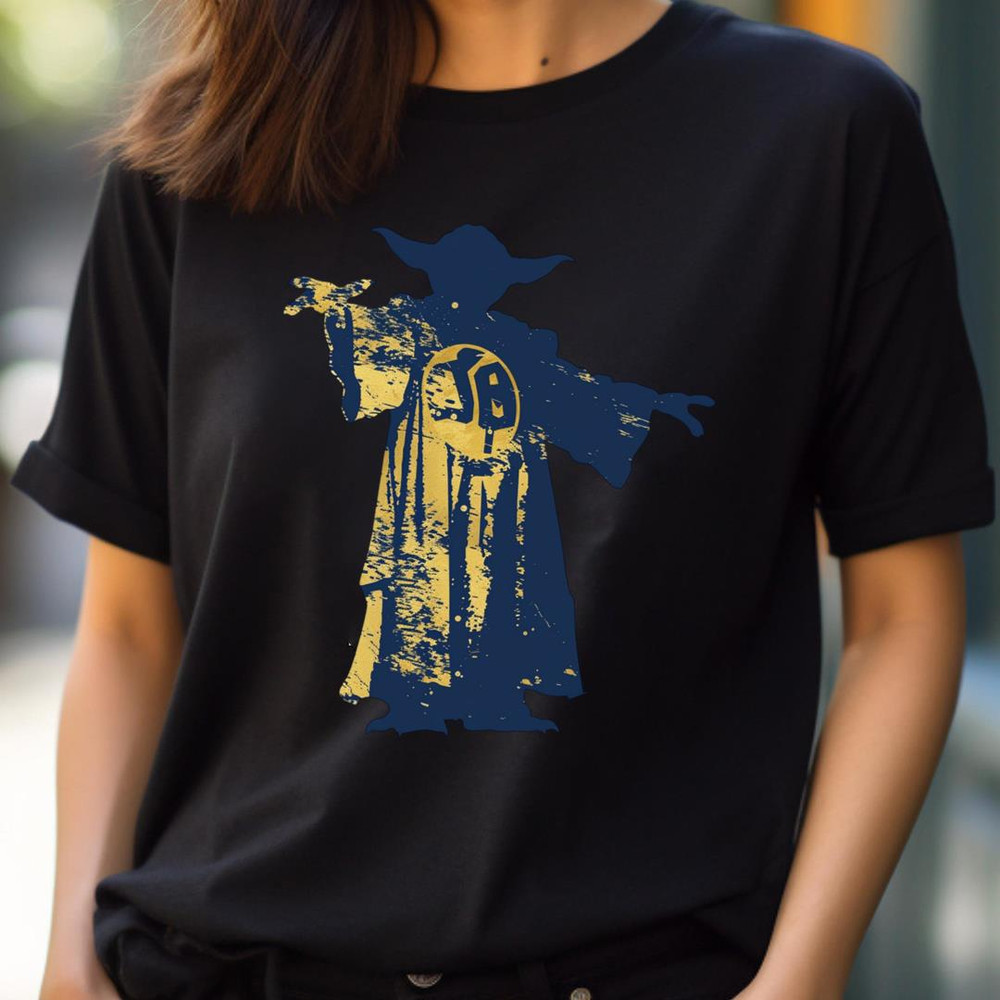 Yoda'S Forceful Swing Vs Milwaukee Brewers Logo PNG, Yoda Vs Milwaukee Brewers logo PNG, Yoda Digital Png Files.jpg