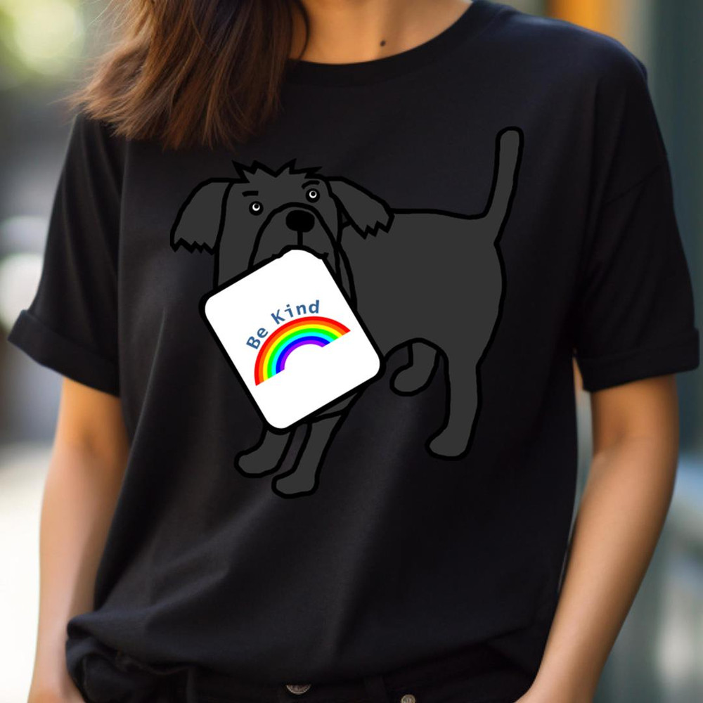 Cute Dog Says - Be Kind Mantra PNG, Be Kind PNG.jpg