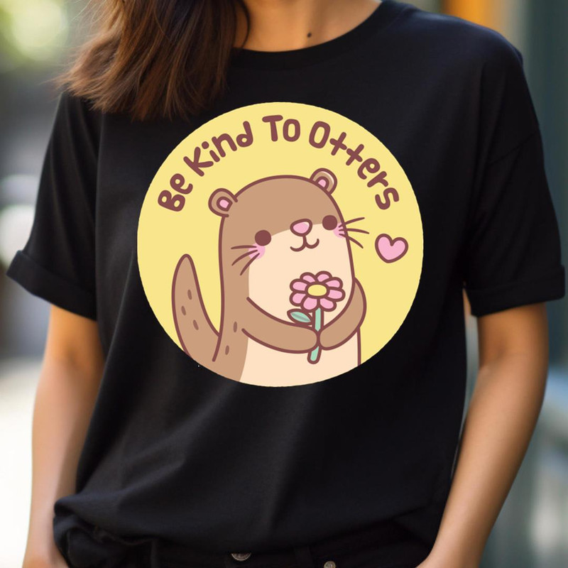 Cute Little Otter - Push To Be Kind PNG, Be Kind PNG.jpg