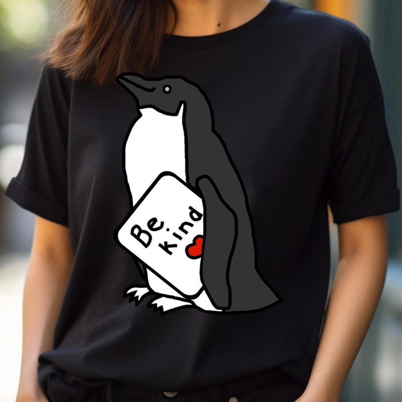 Cute Penguin Says - Be Kind Ethic PNG, Be Kind PNG.jpg